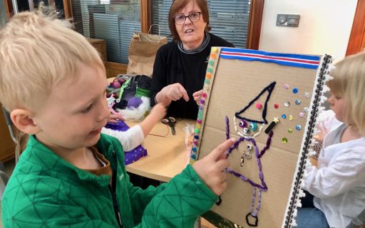 Í saumahorni Guðrúnar